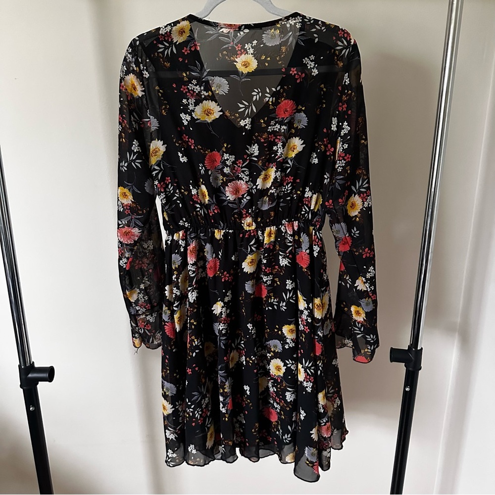 Skatie Black Floral Dress